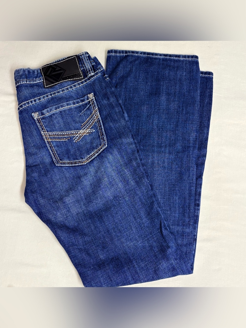 Rock & Roll Denim Pistol Bootcut Jeans Men’s 32x34 100% Cotton NWOT